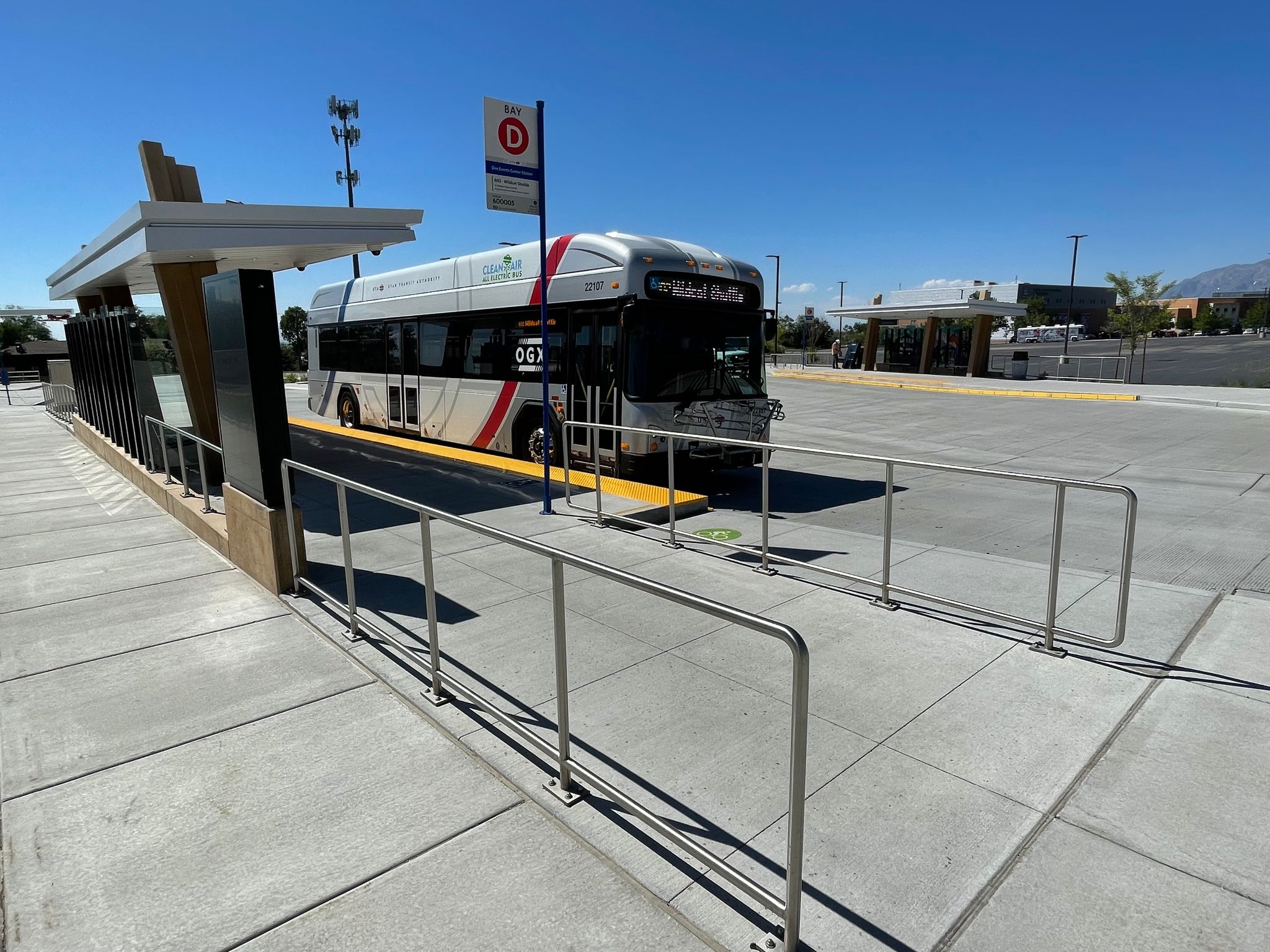 OGX vehicle at station