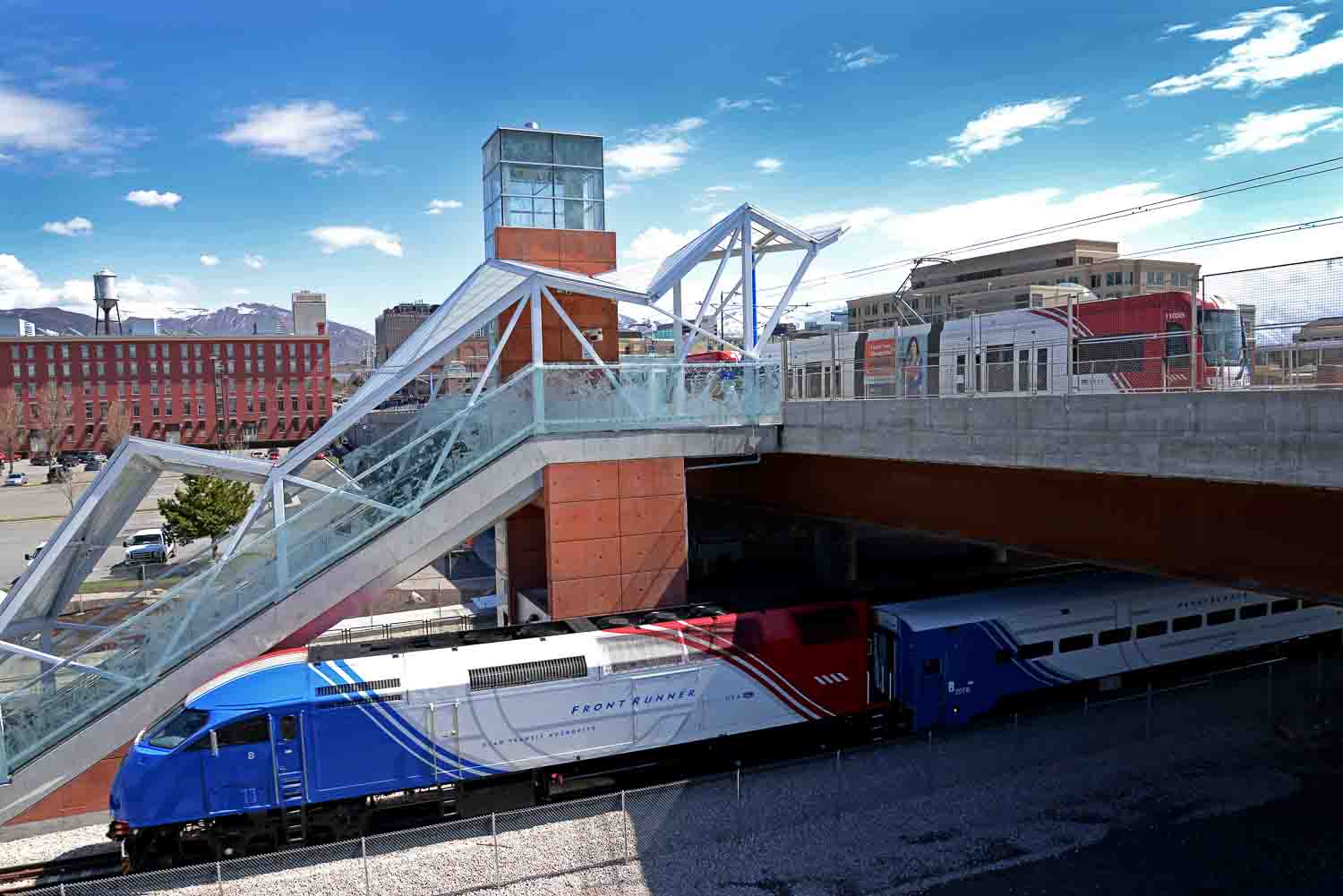 FrontRunner and North Temple Bridge